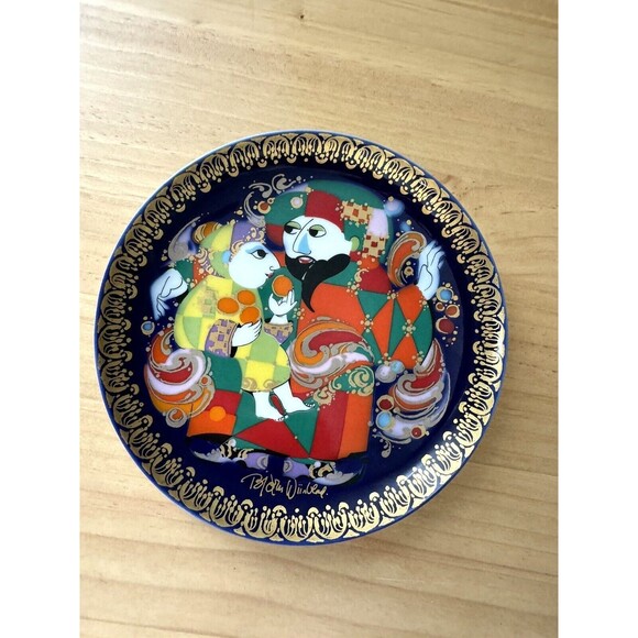 Rosenthal Bjorn Germany Anniversary 100 Years Alladin Plate Ceramic Vintage - Picture 1 of 2